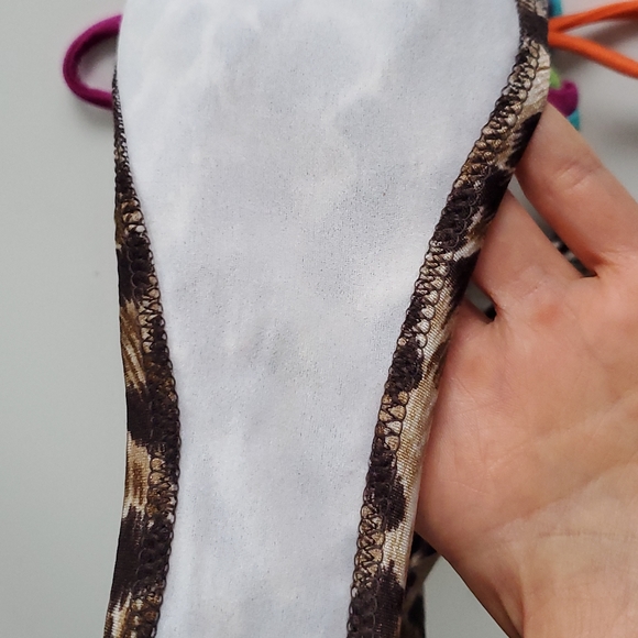 Dolce and Gabbana Swim Suit Cheeky Bottom Tie Side Cheetah - Picture 8 of 8